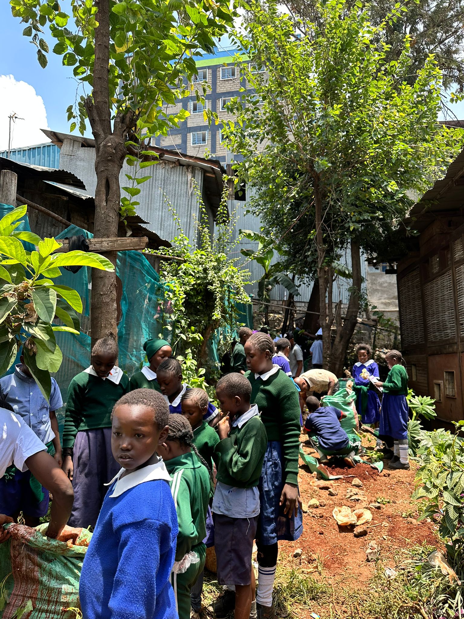 Community arts and crafts session