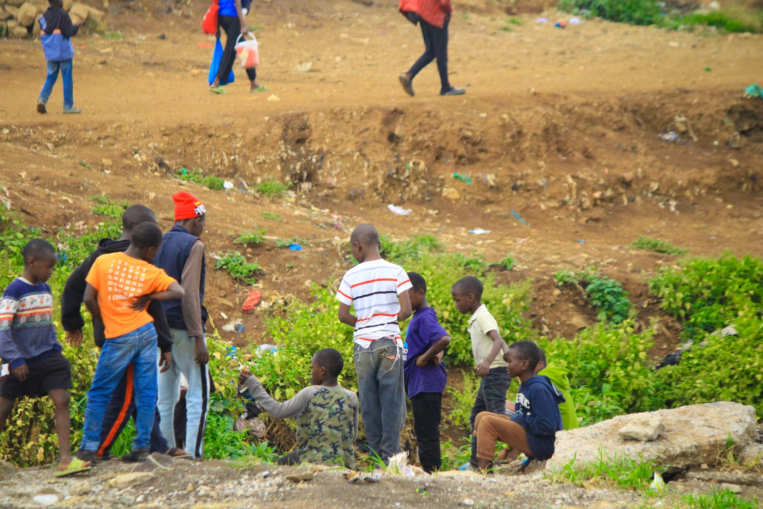 Local residents and street life