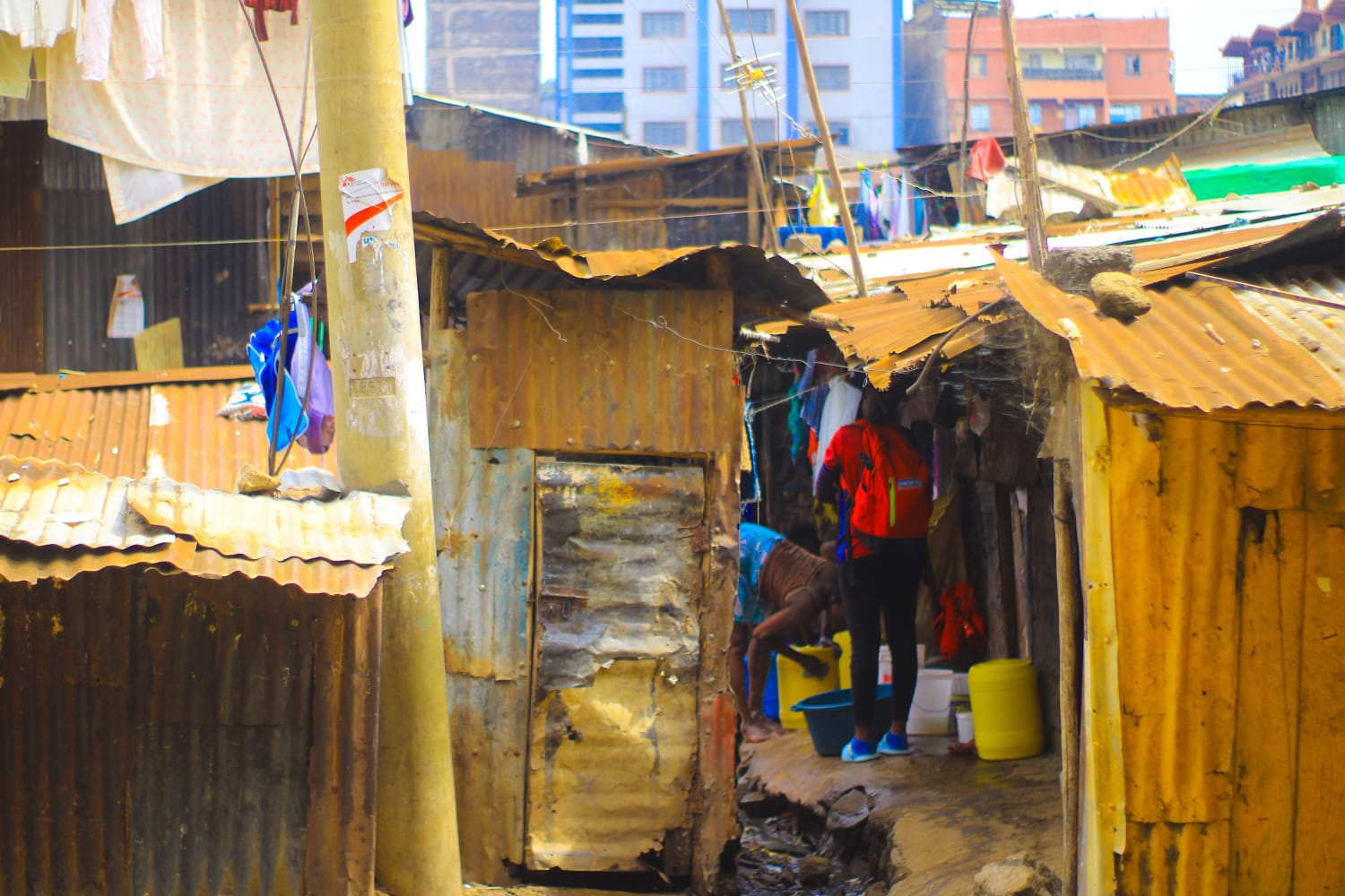Local market in Mathare