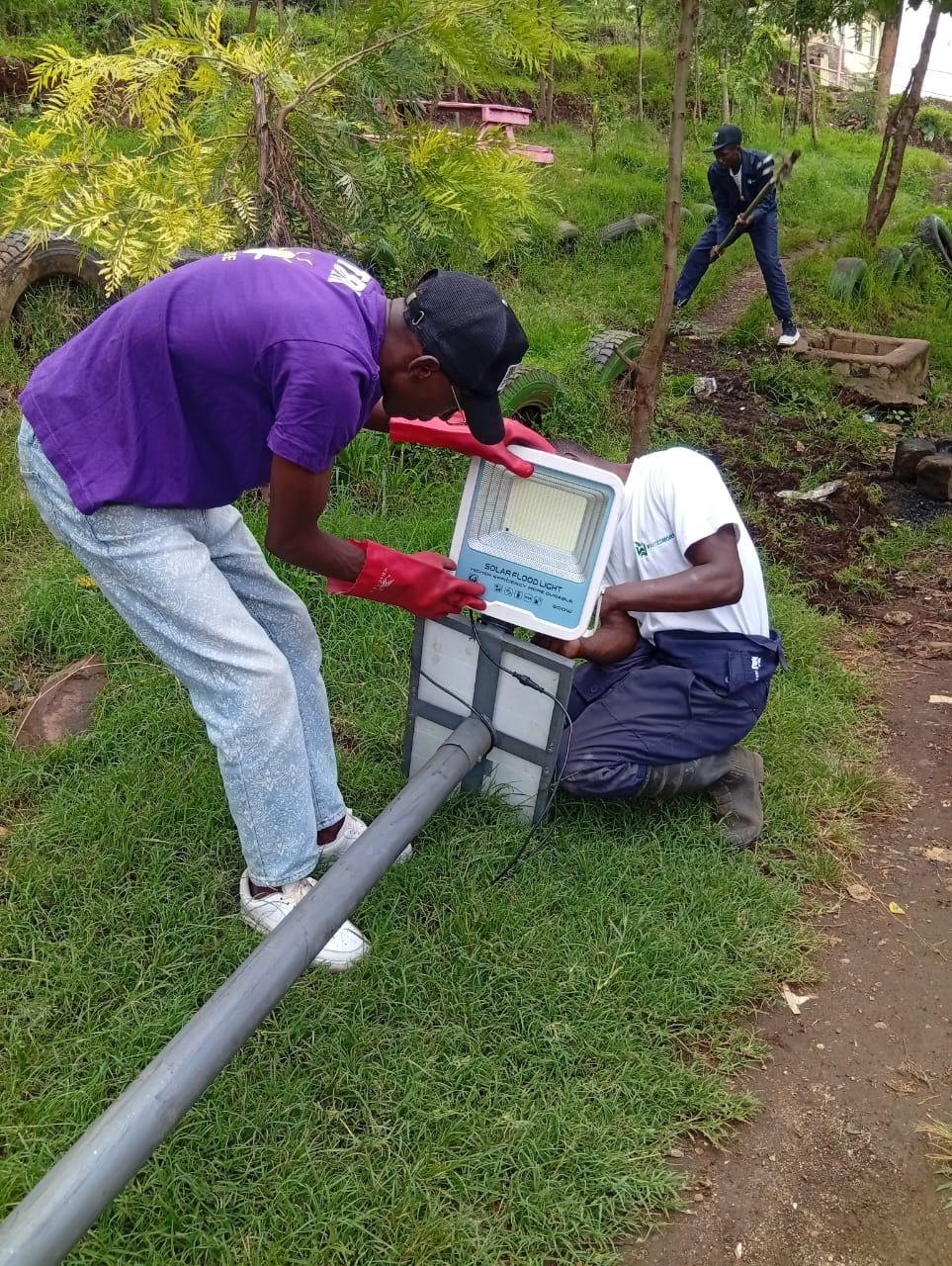 Solar street light